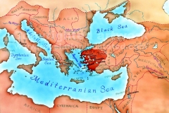 Map of the Seven Churches