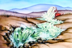 The Dragon Spewing Water
