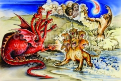 Three beasts and 666