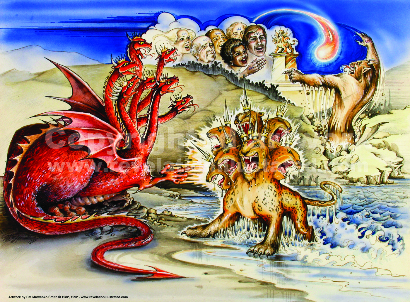 The Three Beasts and 666 Image Download - Revelation Productions