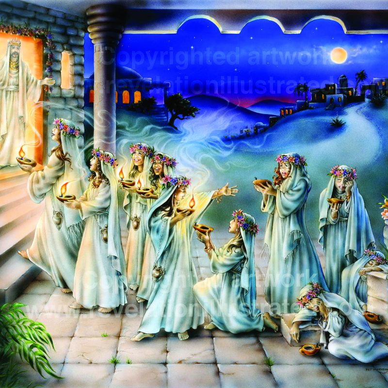 The Parable of the Ten Virgins 16"x20" Framed Print - Revelation ...