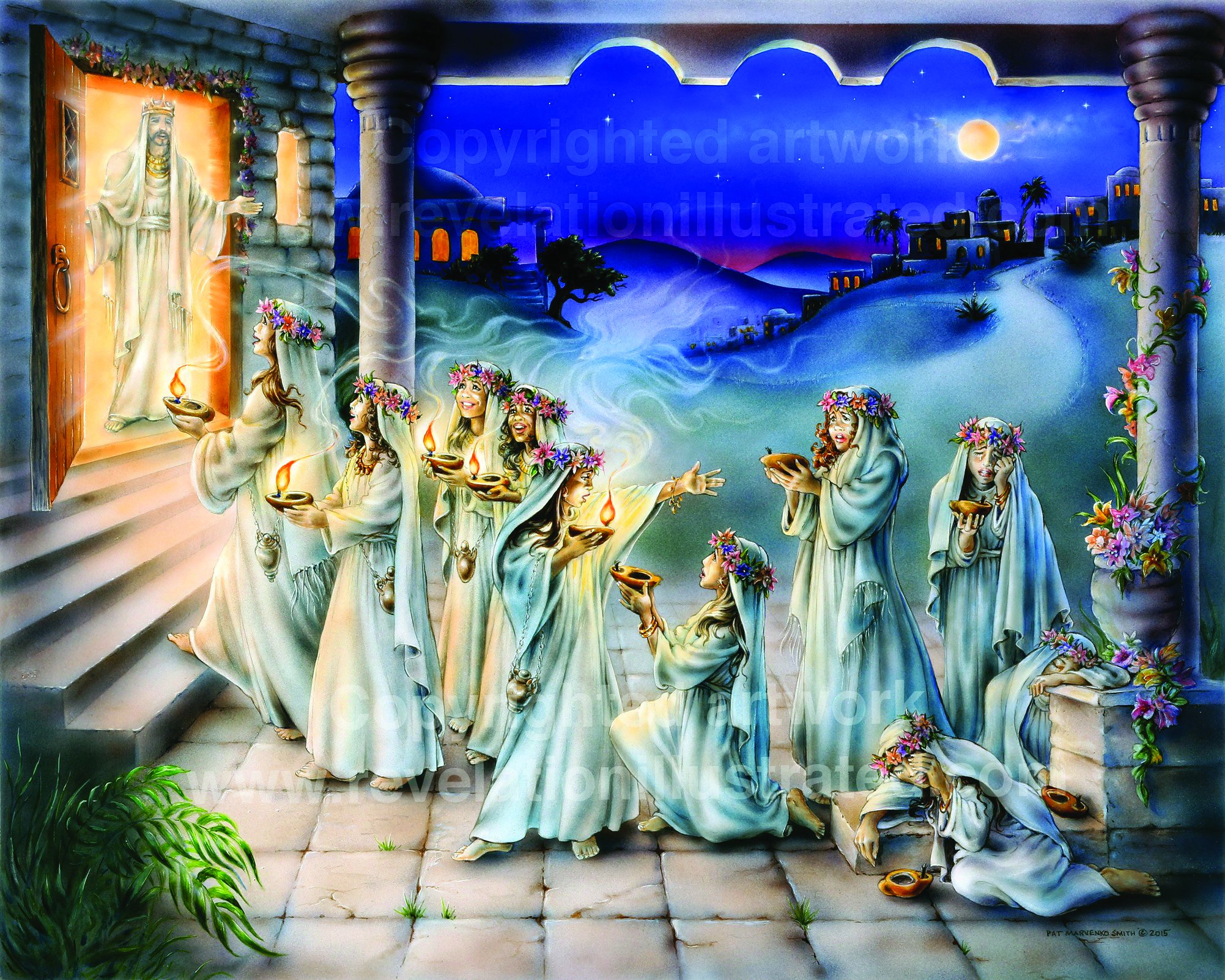 The Parable of the Ten Virgins 16"x20" Print - Revelation Productions
